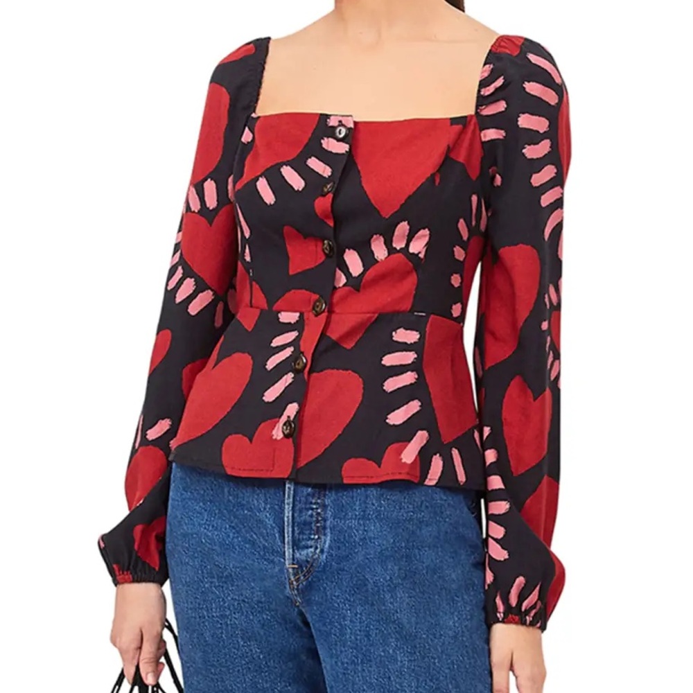 Farm Rio Hearts Long Sleeve